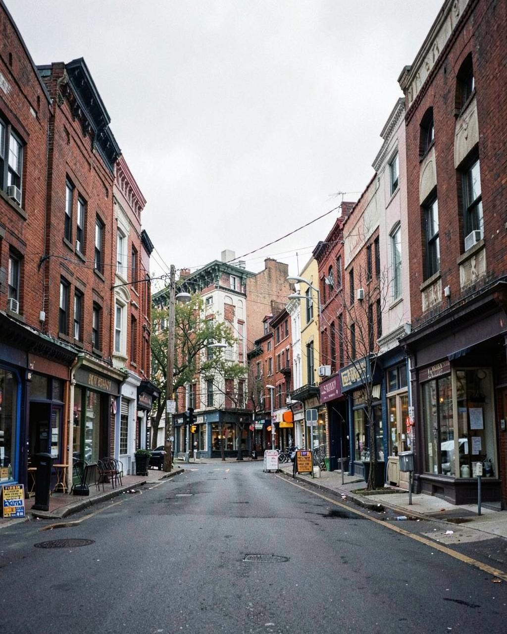 Queens street scene